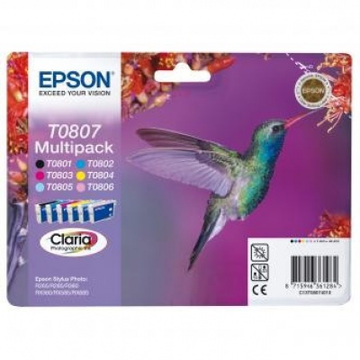 Epson T08074011 T0807 multipack originálna cartridge