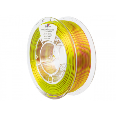 Spectrum 81395 3D filament, PLA Magic Silk, 1,75mm, 250g, Viacfarebný (Solar flare)