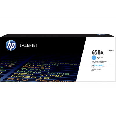 HP 658A W2001A azúrový (cyan) originálny toner
