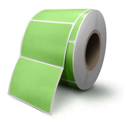 Samolepiace etikety 100x150 mm, 350 ks, žlté papírové pre TTR, rolka