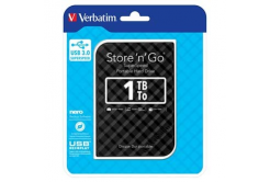 Verbatim 53194 Store N Go, externý pevný disk, 2.5", USB 3.0 (3.2 Gen 1), 1TB, čierny
