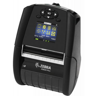 Zebra ZQ620 Plus, 19mm Core, RS232, BT (BLE), Wi-Fi, 8 dots/mm (203 dpi)