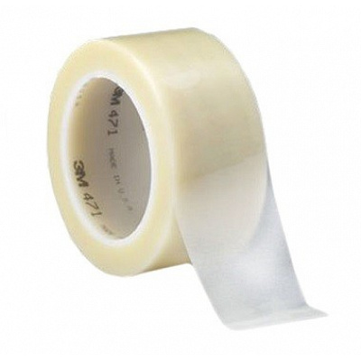 3M 471 Označovacia PVC lepiaca páska, odolná proti oderu, transparentná 50 mm x 33 m