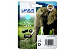 Epson T24354012, T2435 svetle azúrová (light cyan) originálna cartridge
