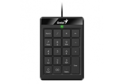 Genius NumPad 110 31300016400, numerická klávesnice numerická, drátová (USB), černá, ne