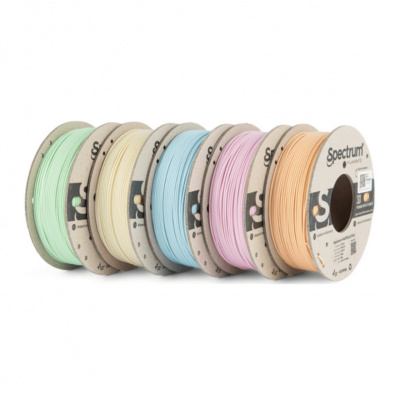 Spectrum 80892 3D filament, 5PACK Pastello PLA, 1,75mm, 5x250g, oranžový, modrý, ružový, žltý, zelený (Orange, Blue, Pink, Yellow, Green)