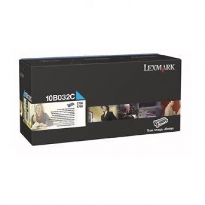 Lexmark 10B032C azúrový (cyan) originálny toner