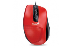 Genius Myš DX-150X 31010231101, 1000DPI, optická, 3tl., drátová USB, červená