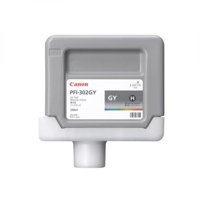 Canon PFI-302GY, 2217B001 sivá (grey) originálna cartridge