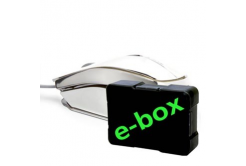 E-blue Myš MOOD EMS617ELAA-UI, 2400DPI, optická, 3tl., drátová USB, stříbrná, 7 barev podsvícení, e-box
