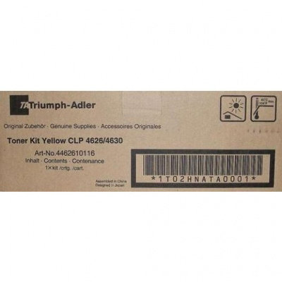 Triumph Adler originální toner 4462610116, yellow, 10000str., TK-Y4626, Triumph Adler CLP 3626, CLP 4626, CLP 4630, P-C3060DN