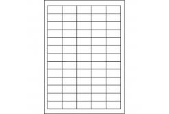 Samolepiace etikety 38 x 21,2 mm, 65 etikiet, A4, 100 listov