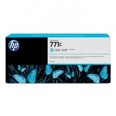 HP 771C B6Y12A svetlo azúrová (light cyan) originálna cartridge