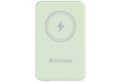 Verbatim 32241 power banka s bezdrôtovým nabíjaním, 5V, 5 000mAh, zelená