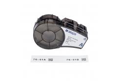 Brady M21-750-581-WT / 152247, 19.05 mm, Vinyl, čierna tlač / biely podklad