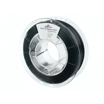 Spectrum 81552 3D filament, SafeGuard PLA, 1,75mm, 250g, Čierny (Deep black)