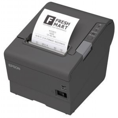 Epson TM-T88V C31CA85833 pokladní tiskárna, USB + paral., tmavá, se zdrojem