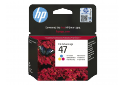 HP 47 6ZD61AE#BHK farebná (color) originálna cartridge