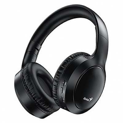 Genius HS-800BT slúchadlá s mikrofónom, bezdrôtové, čierna, bluetooth