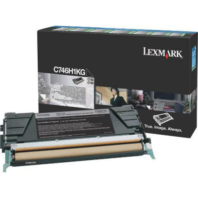 Lexmark C746H3KG, black, high capacity, C746DN, C746DTN, C746N, C748DE, C748DTE, C748E originálny toner