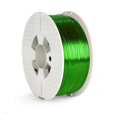 Verbatim 55057 3D filament, PET-G, 1,75mm, 1000g, 327m, Priesvitný zelený (Green Transparent)