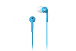 Genius HS-M320 31710005414, sluchátka, bez ovládání hlasitosti, modré, špuntová typ 3.5 mm jack