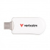 Verbatim 30230 Plectra, USB flash disk, USB C, 256GB, biely, 