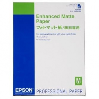 Epson Enhanced Matte Paper S042095 C13S042095, 192 g/m2, A2, 50ks, atramentový, biely, foto papier