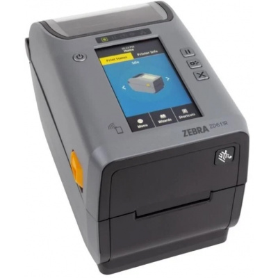 Zebra ZD611 ZD6A123-T0EER2EZ TT, 12 dots/mm (300 dpi), tlačiareň štítkov, RFID, EPLII, ZPLII, USB, BT (BLE), Ethernet, black (nástupce GC420t)