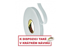 3M 9515W Montážna penová obojstranná páska, biela 19 mm x 33 m