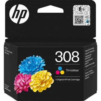 HP 308 7FP20UE farebná (color) originálna cartridge