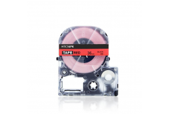 Epson HTC36PK, 36mm x 8m, černý tisk / ružový podklad, kompatibilní páska