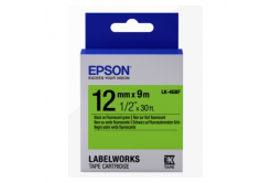 Epson LabelWorks LK-4GBF C53S654018 12mm x 9m, čierna tlač / zelený podklad, fluorescenčná, originálna páska