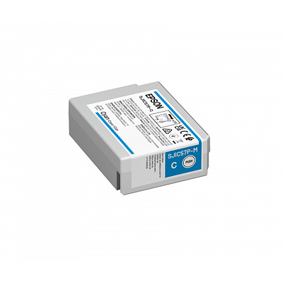 Epson SJIC57P-C C13T58J240 pre ColorWorks, azúrová (cyan) originálna cartridge
