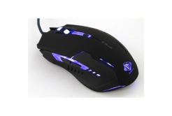 E-blue Myš Auroza G EMS607BKAA-IU, 3000DPI, optická, 6tl., drátová USB, černá