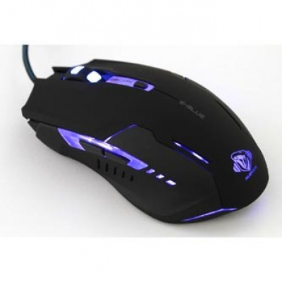 E-blue Myš Auroza G EMS607BKAA-IU, 3000DPI, optická, 6tl., drátová USB, černá
