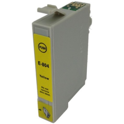 Epson T0804 žltá (yellow) kompatibilná cartridge