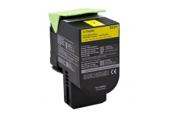 Lexmark 80C20Y0, yellow, 1000 str., return originálny toner