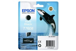 Epson T7608 T76084010 matná čierna (matte black) originálna cartridge