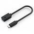Genius 32590003400 USB redukce, (3.0), USB C samec - USB A samice, černá, USB 3.0, až 5Gbps