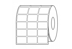 Samolepiace etikety 32x20 mm, trojriadkové, 9000ks, termo, rolka