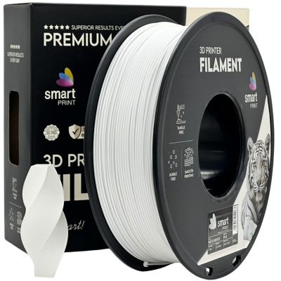 Smart Print FG-S82-E1, 3D filament, PLA, 1,75mm, 1000g, Biely (Meta white)