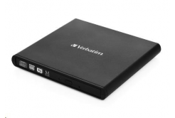 VERBATIM externá mechanika DVD-RW Rewriter USB 2.0 Black + NERO