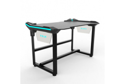 E-blue Herní stůl EGT536BK, 136,5 x 80,3cm, 81 cm, podsvícený, bez polepu desky