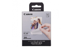 Canon Ink Paper Set XC-20L, XC-20L, sada atramentu a fotopapiera papier, 20 výtlačkov, 54x85 mm typ smooth,protective coating, 6755C002
