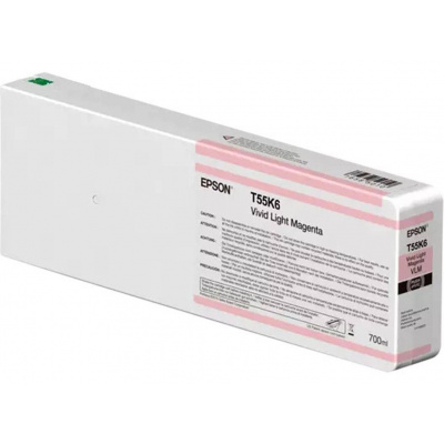 Epson C13T55K60N svetlo purpurová (vivid light magenta) originálna cartridge