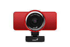 Genius 32200001407, Full HD Webkamera ECam 8000, 1920x1080, USB 2.0, červená, Windows 7 a vyšší, FULL HD, 30 FPS