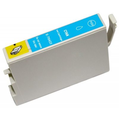 Epson T0422 azúrová (cyan) kompatibilná cartridge
