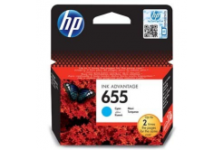 HP 655 CZ110AE azúrová (cyan) originálna cartridge, po exspirácii