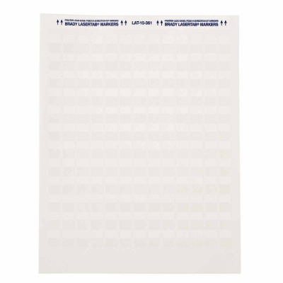 Brady LAT-17-361-1 / 024566, LaserTab Laser Printable Labels, 25.40 mm x 25.40 mm